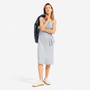 Everlane cotton weave picnic dress 8